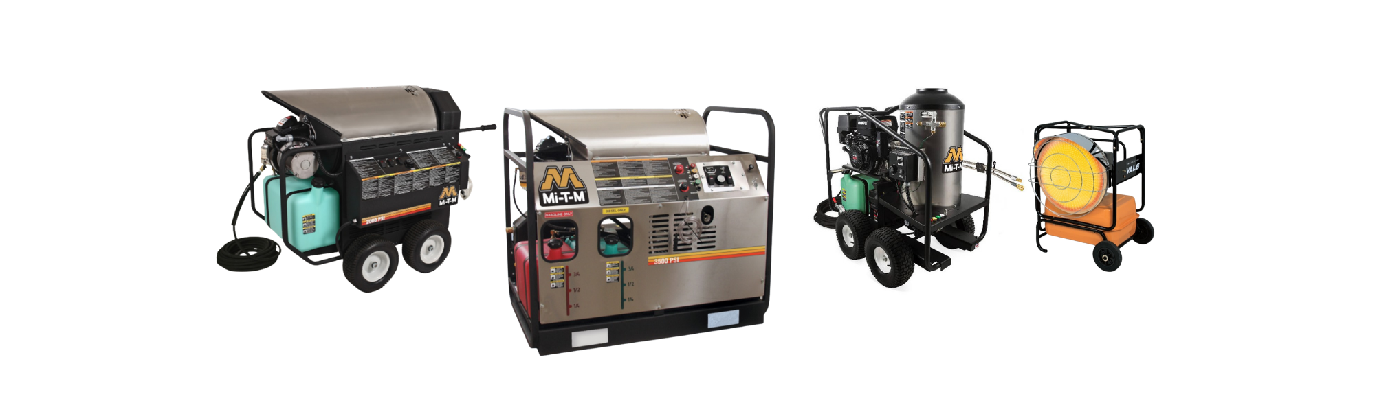 commercial cleaning products including pressure washers and heaters